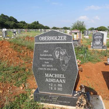 OBERHOLZER Machiel Adriaan 1958-2022