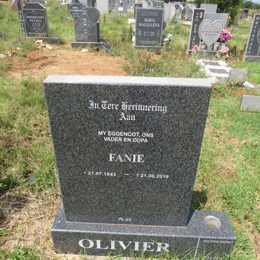 OLIVIER Fanie 1943-2019