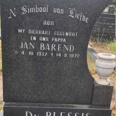 PLESSIS Jan Barend, du 1932-1972 