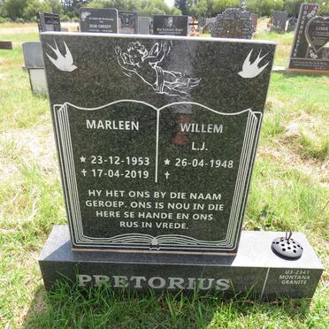PRETORIUS Willem L.J. 1948- & Marleen 1953-2019