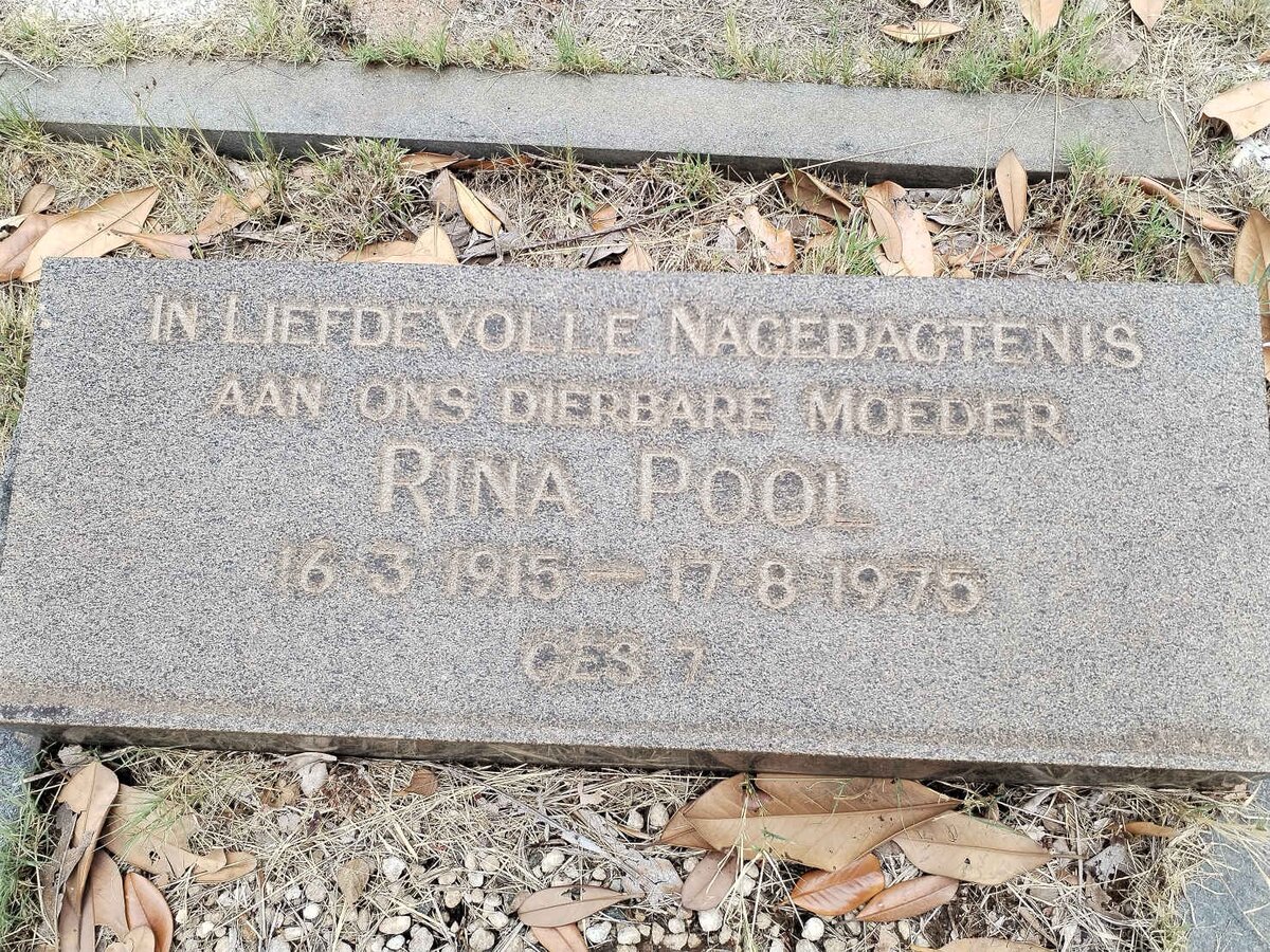 POOL Rina 1915-1975