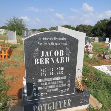 POTGIETER Jacob Bernard 1946-2022