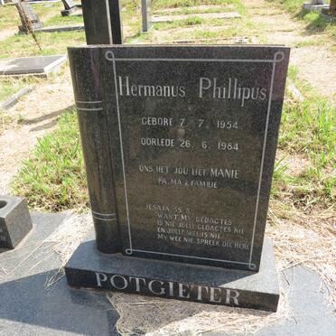 POTGIETER Hermanus Phillipus 1954-1984
