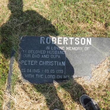 ROBERTSON Peter Christian 1945-1999