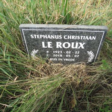 ROUX Stephanus Christiaan, le 1923-2018