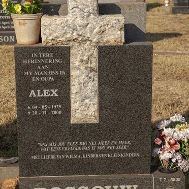 ROSSOUW Alex 1925-2000