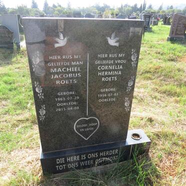 ROETS Machiel Jacobus 1963-2015 & Cornelia Hermina 1956-