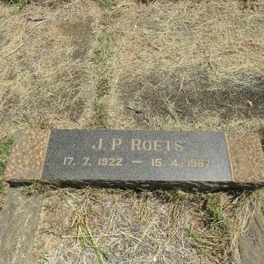 ROETS J.P. 1922-1967