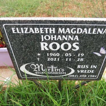 ROOS Elizabeth Magdalena Johanna 1960-2021