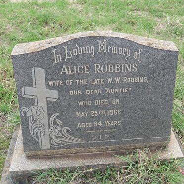 ROBBINS Alice -1966