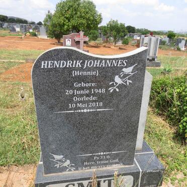 SMIT Hendrik Johannes 1948-2018 