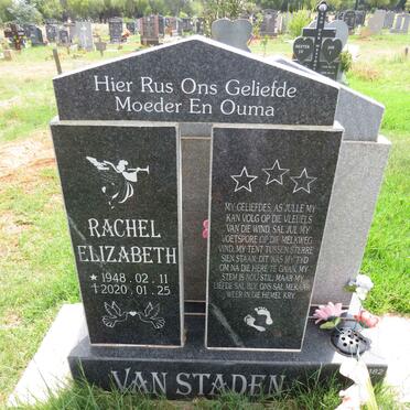 STADEN Rachel Elizabeth, van 1948-2020