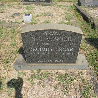 WOOD Decimus Oscar 1907-1993 & S.G.M. 1908-1974