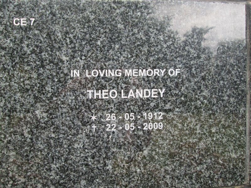 LANDEY Theo 1912-2009