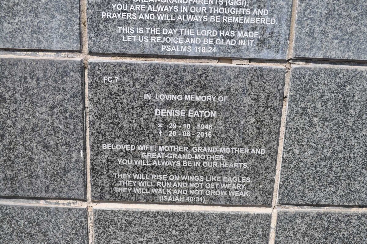 EATON Denise 1946-2016