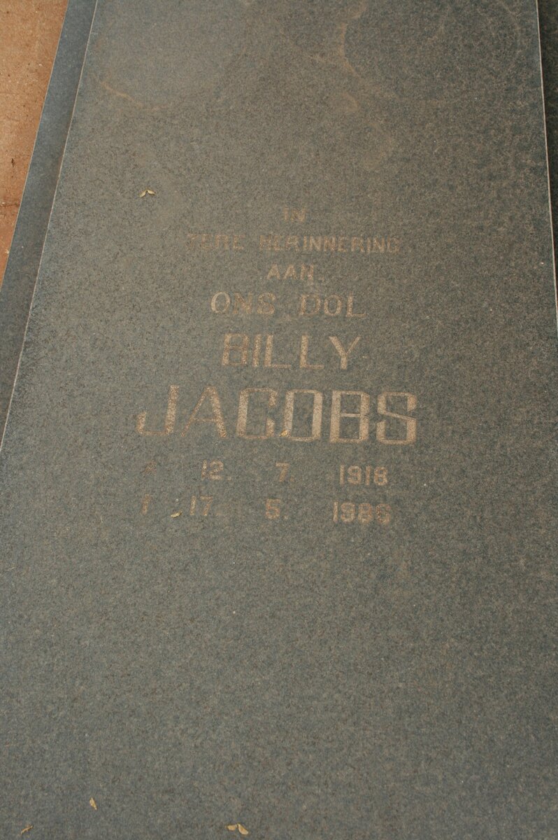 JACOBS Billy 1918-1986