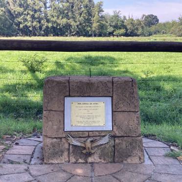 Gauteng, Pretoria, IRENE, Irene Farm, Military Aircraft accident, memorial plaque