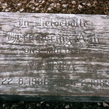 ? Maria 1936-1983