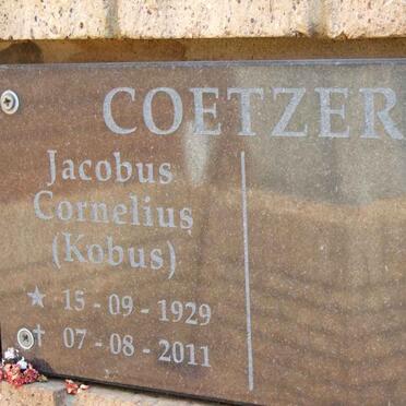 COETZER Jacobus Cornelius 1929-2011