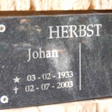 HERBST Johan 1933-2003