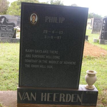 HEERDEN Philip, van 1963-1987