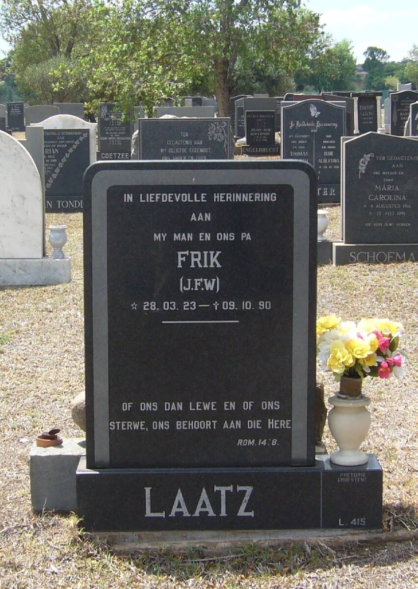 LAATZ J.F.W. 1923-1990 