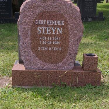 STEYN Gert Hendrik 1967-1985