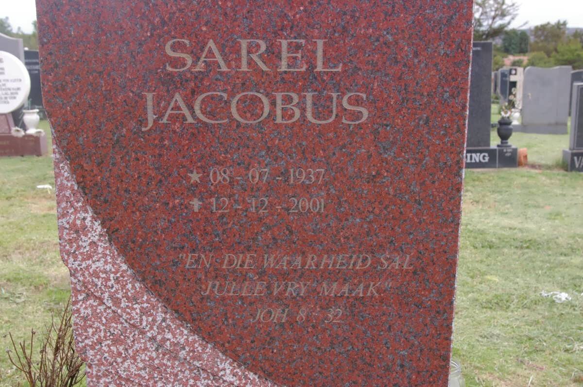 WALT Sarel Jacobus, van der 1937-2001
