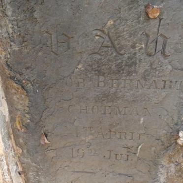 SCHOEMAN ?ob Bernart