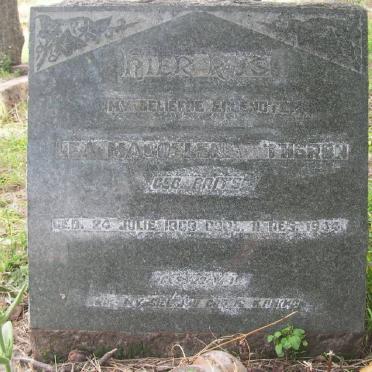 THERON Lea Magdalena nee BRITS 1869-1944