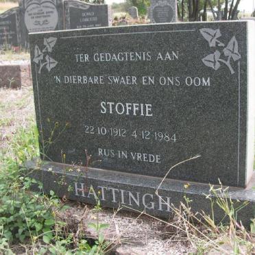 HATTINGH Stoffie 1912-1984