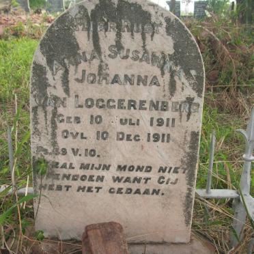 LOGGERENBERG Anna Susanna Johanna, van 1911-1911