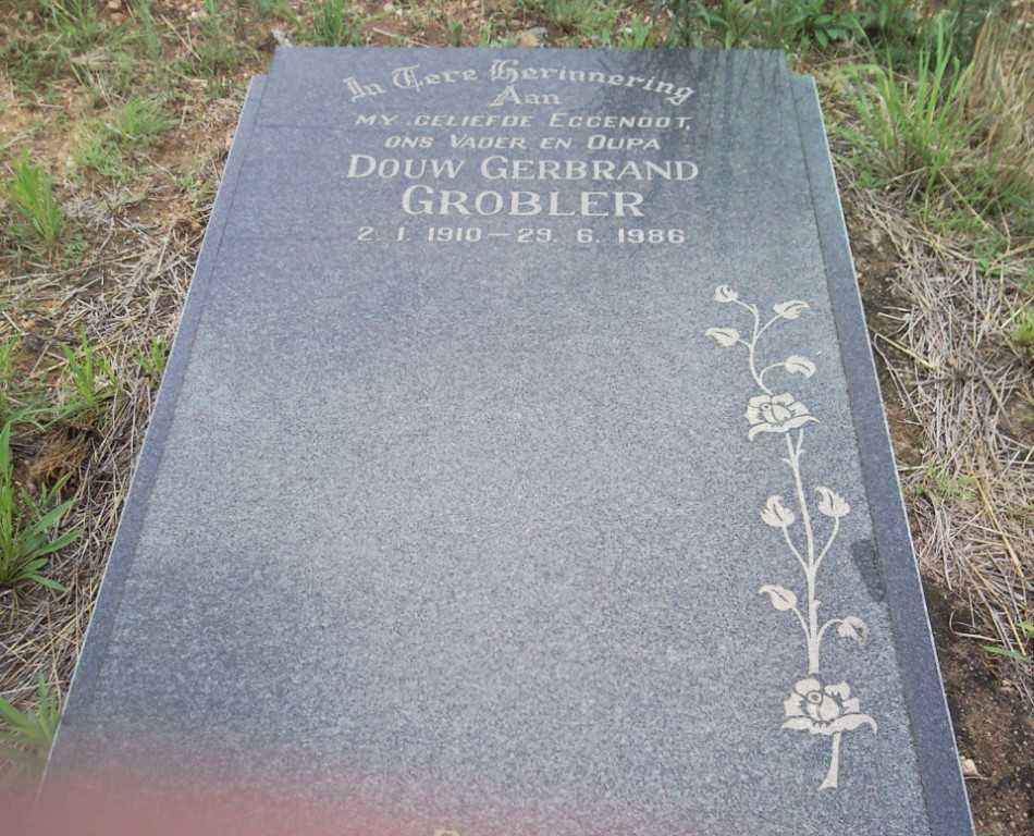 GROBLER Douw Gerbrand 1910-1986