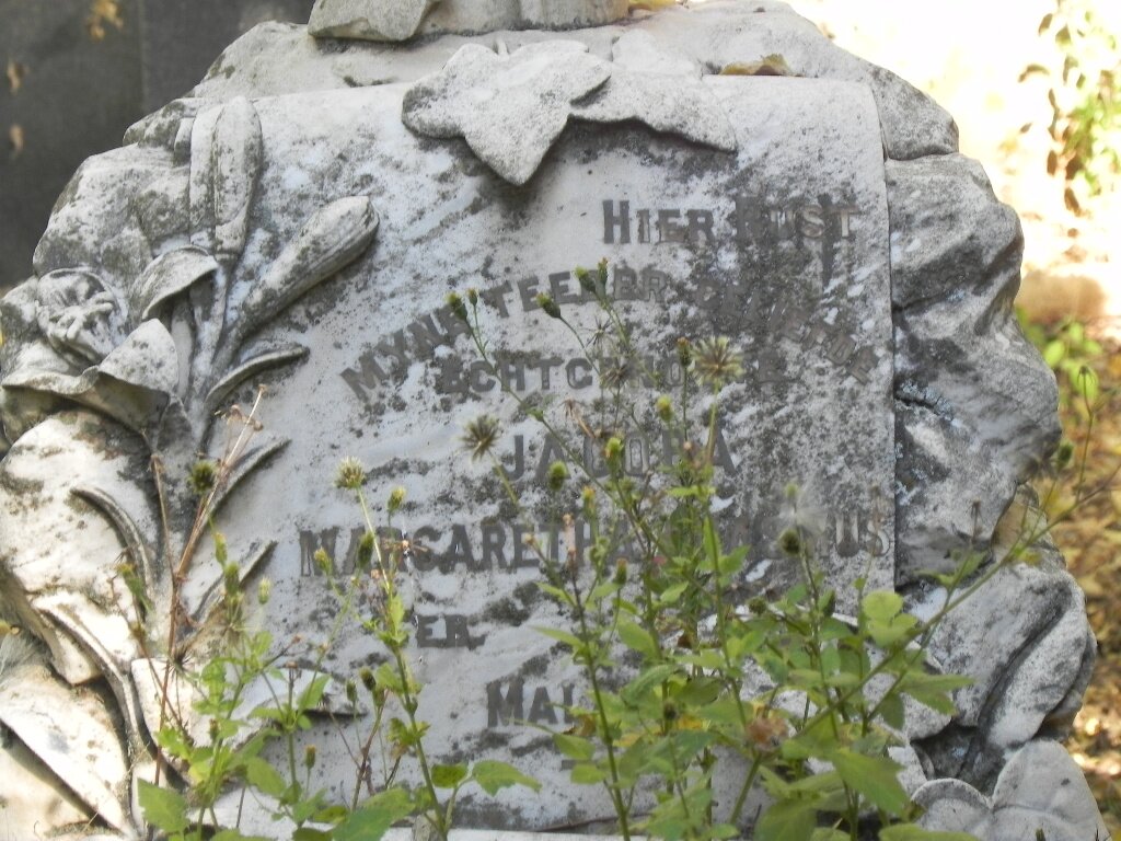 ERASMUS Jacoba Margaretha nee MALAN 1874-1903