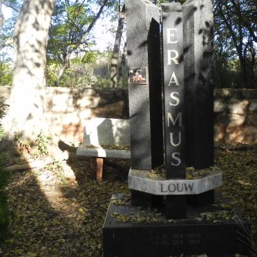 ERASMUS Louwrens Jacobus Abram 1943-1989