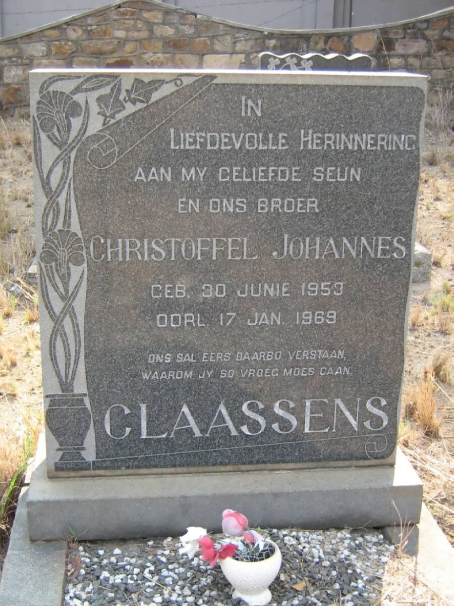CLAASSENS Christoffel Johannes 1953-1969