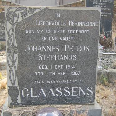 CLAASSENS Johannes Petrus Stephanus 1914-1967
