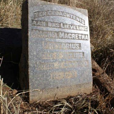 PRETORIUS Machel Magretha 1918-1920