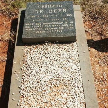 BEER Gerhard, de 1985-1986