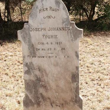 FOURIE Joseph Johannes 1851-1928