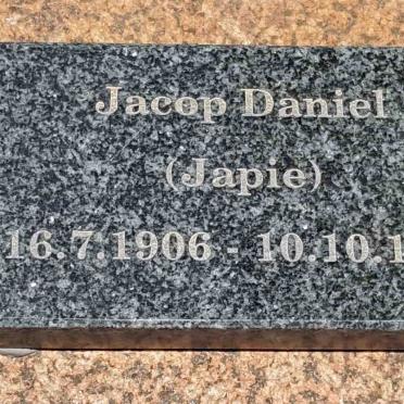 SMUTS Jacop Daniel 1906-1948