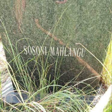 MAHLANGU Sosoni