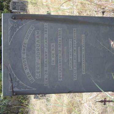 JORDAAN Gert 1821-1912