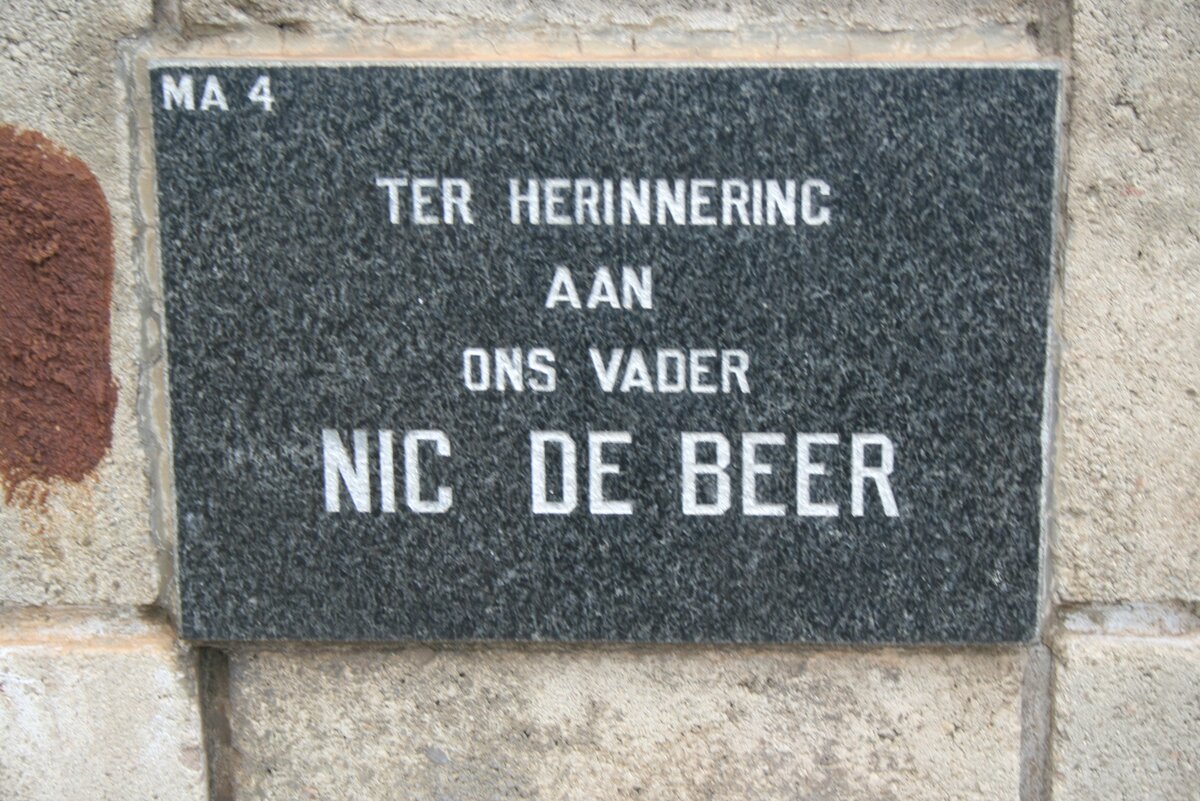 BEER Nic, de