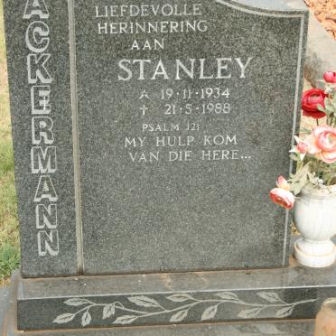 ACKERMANN Stanley 1934-1988