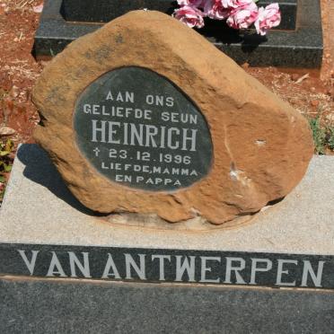 ANTWERPEN Heinrich, van -1966