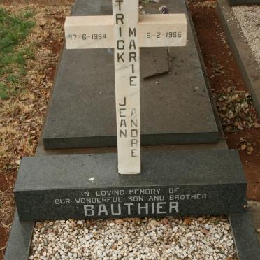 BAUTHIER Patrick Marie Jean Andre 1964-1986