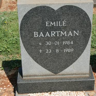 BAARTMAN Emilé 1984-1989