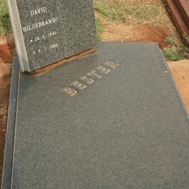 BESTER David Hildebrandt 1941-1989