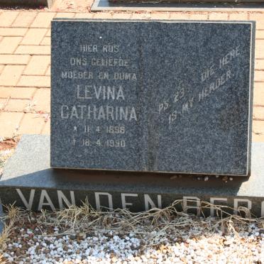 BERG Levina Catharina, van den 1898-1990